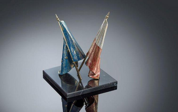 Example of a brass statue