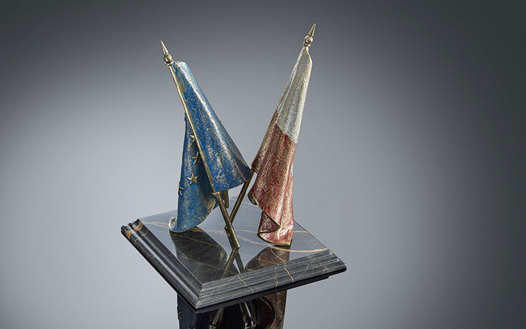 Example of a brass statue